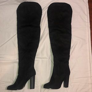 Super tall thigh high boots